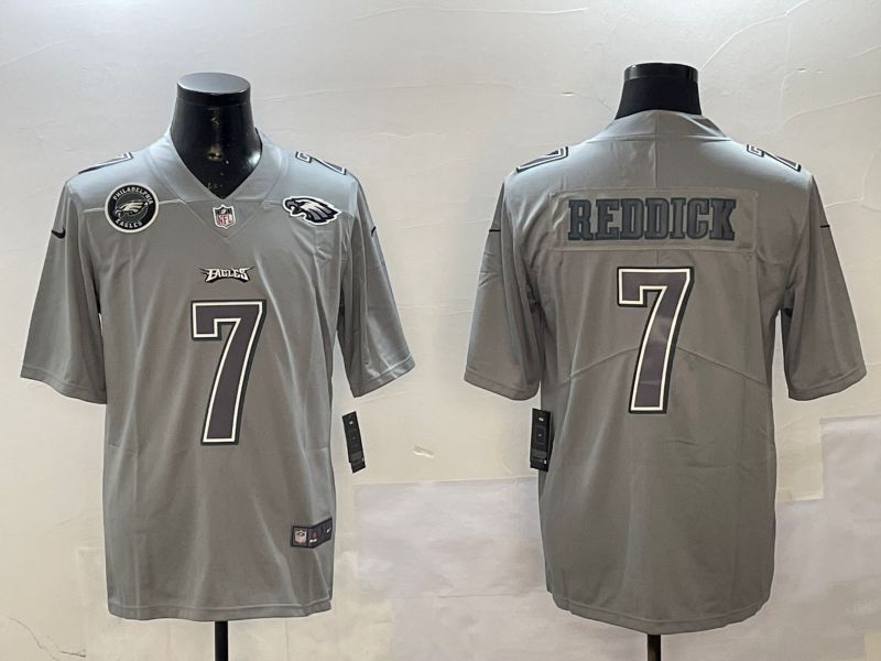 Men Philadelphia Eagles #7 Reddick Grey 2025 Nike Vapor Limited NFL Jersey style 210->philadelphia eagles->NFL Jersey